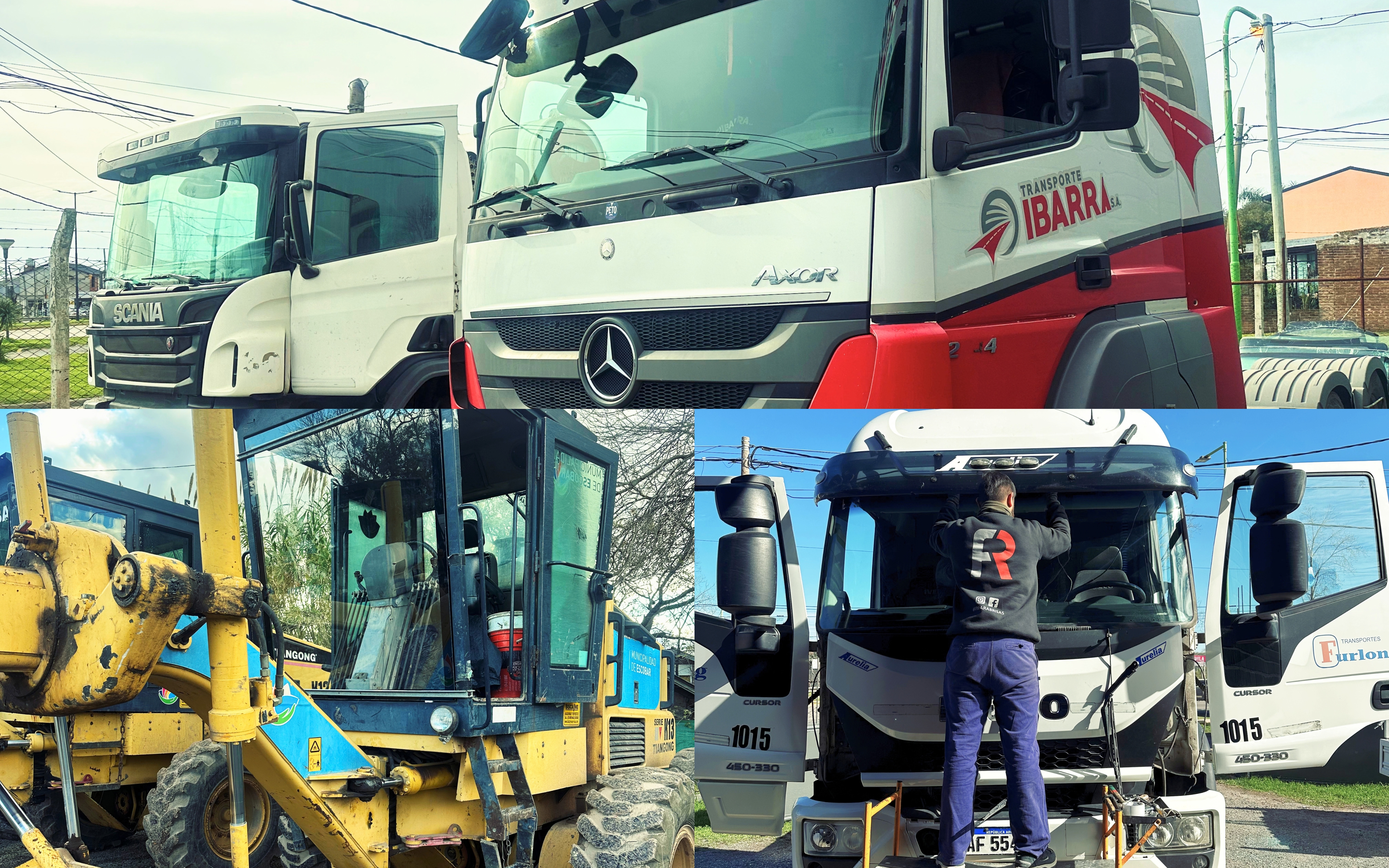 Vehículo de transporte atendido por FR Parabrisas